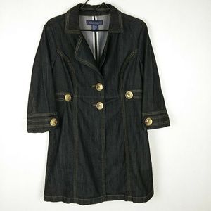 Baccini Denim Swing Coat